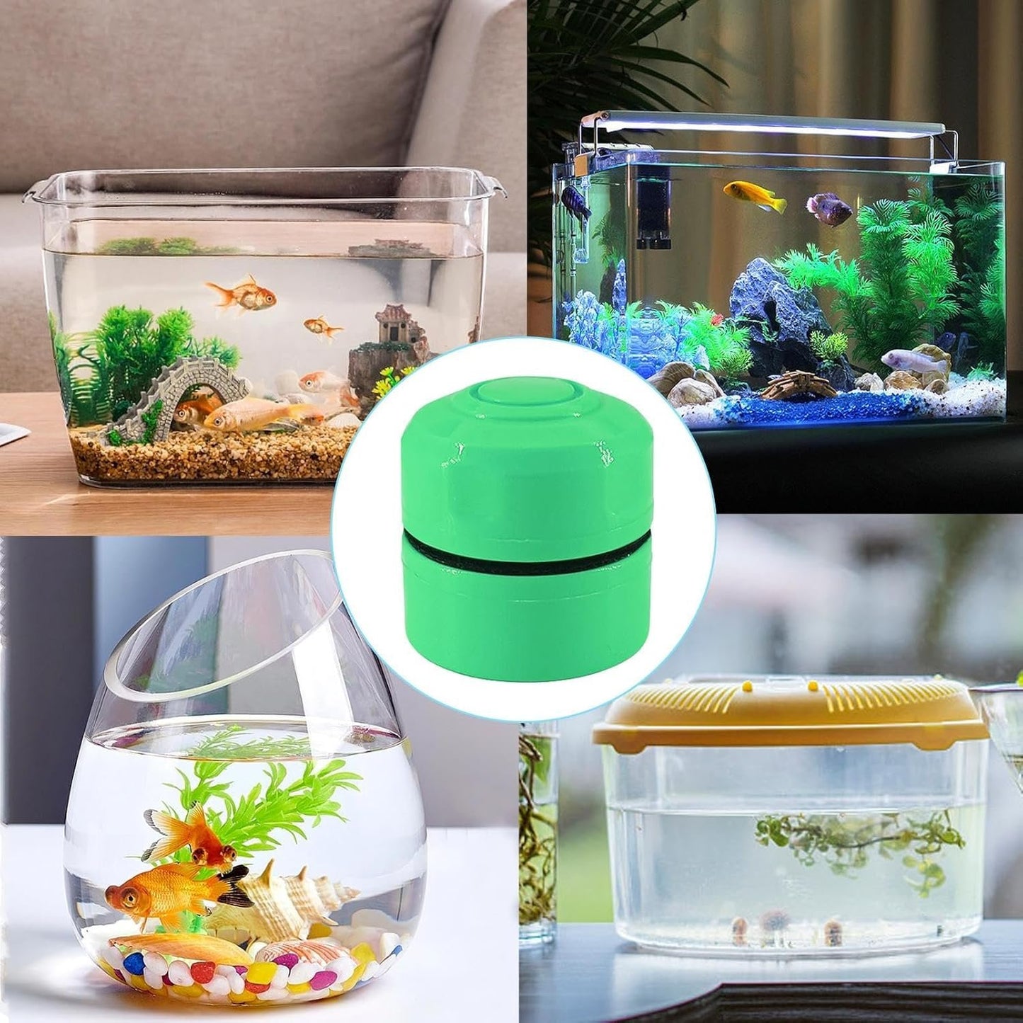 Nettoyeur Vitre - BrushGlassCleaner™ - Vert - Aqua Malin