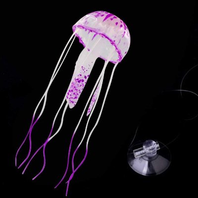 Décor Aquarium - GlowingJellyfish™ - Mauve - Aqua Malin