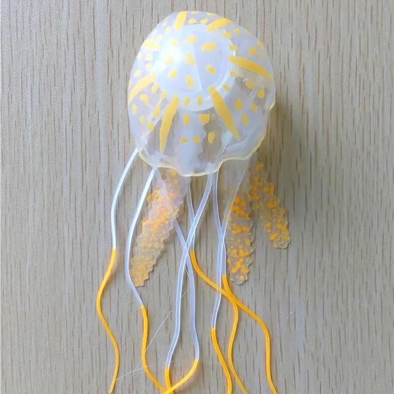 Décor Aquarium - GlowingJellyfish™ - Orange - Aqua Malin