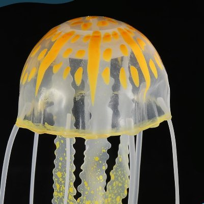 Décor Aquarium - GlowingJellyfish™ - Orange - Aqua Malin