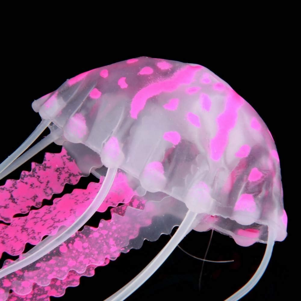 Décor Aquarium - GlowingJellyfish™ - Rose - Aqua Malin