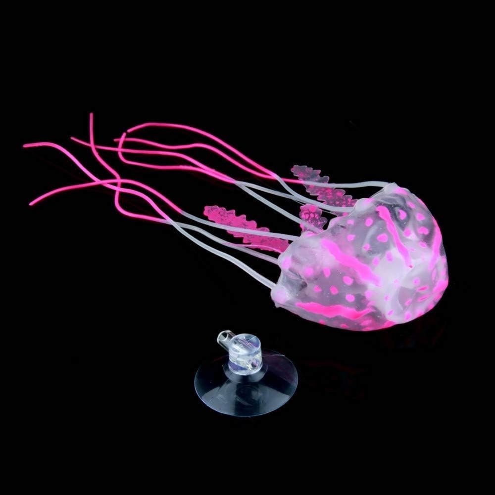 Décor Aquarium - GlowingJellyfish™ - Rose - Aqua Malin